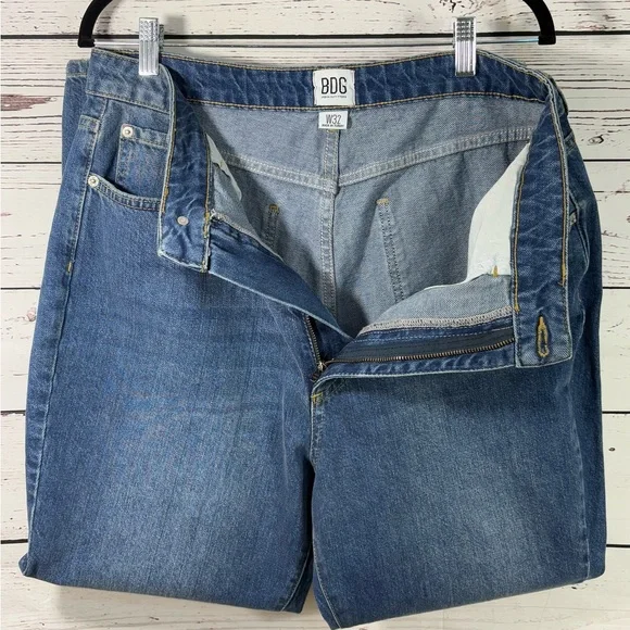 BDG Urban Outfitters High Rise Wide Leg Denim Jeans in Size 32 - Picture 3 of 7